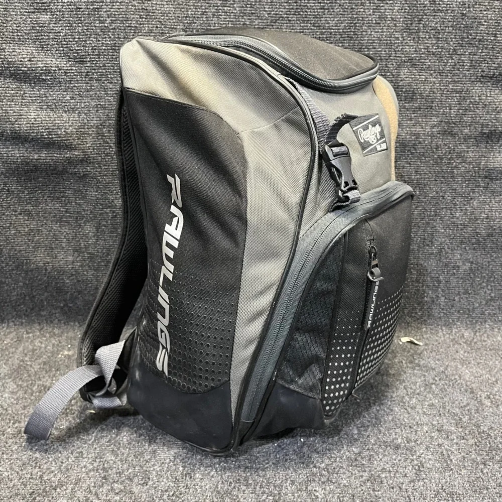 Rawlings EHLL25 Franchise Grey/BLK‎ Baseball / Softball Bat Backpack Bag BatPack